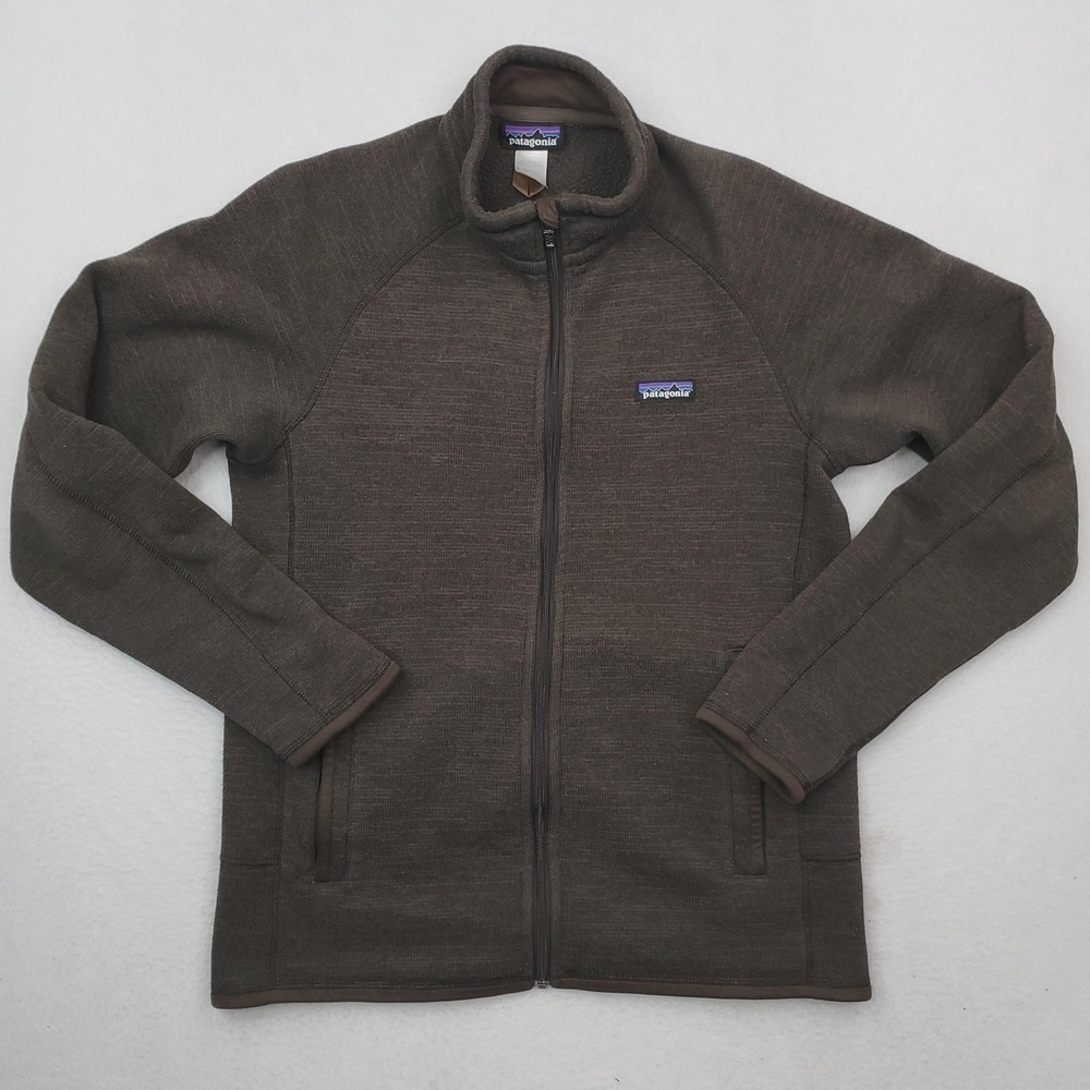 Patagonia Better Sweater Jacket Mens Medium Brown Fleece Full Zip Outdoor Hiking
